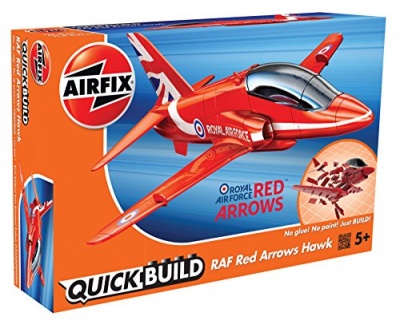 AIRFIX QuickBuild J6018 RAF Red Arrows Hawk Aircraft Model Kit